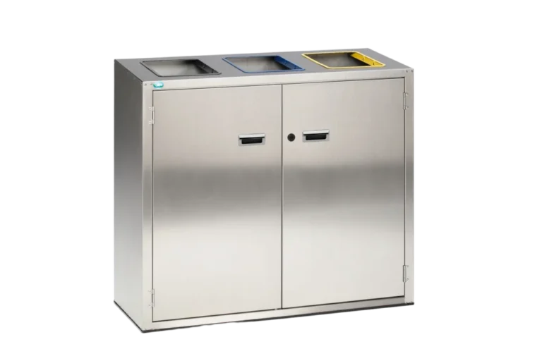 VAR Wertstoffsortiersystem, 270 Liter Edelstahl