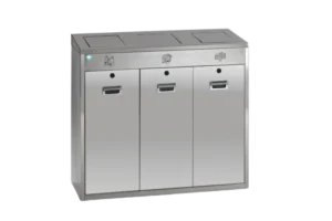 VAR Wertstoffsortiersystem, 144 Liter Edelstahl