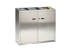 VAR Wertstoffsortiersystem, 270 Liter Edelstahl