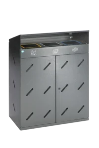 VAR Wertstoffsammelstation WS 89, 3-Fach, 300 Liter