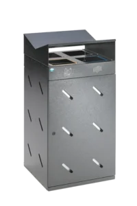 VAR Wertstoffsammelstation WS 58, 4-Fach, 200 Liter